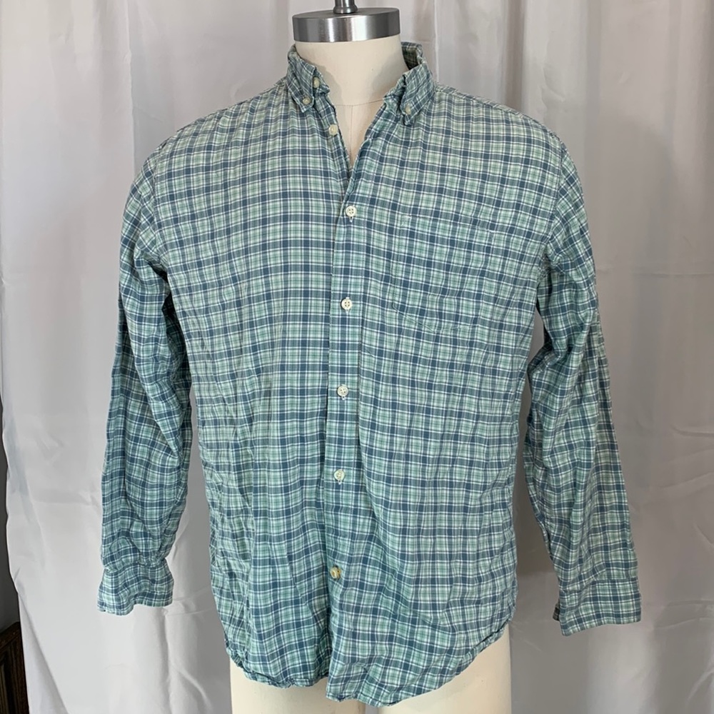 Life Khaki shirt men’s cotton button down size large